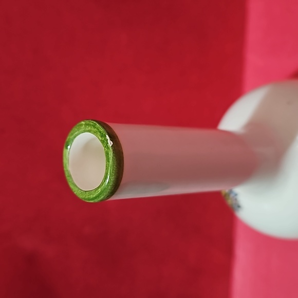 Vintage 1974 Joan Walsh Anglund Ceramic Flower Bud Vase Sweet Remembrance Rose - Picture 4 of 6